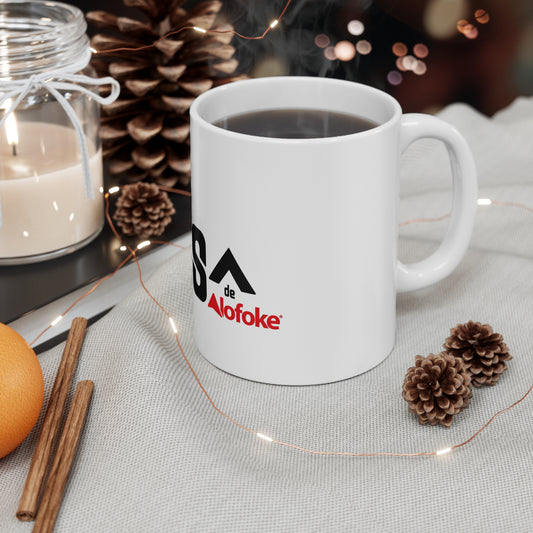 WHITE MUG - LA CASA DE ALOFOKE